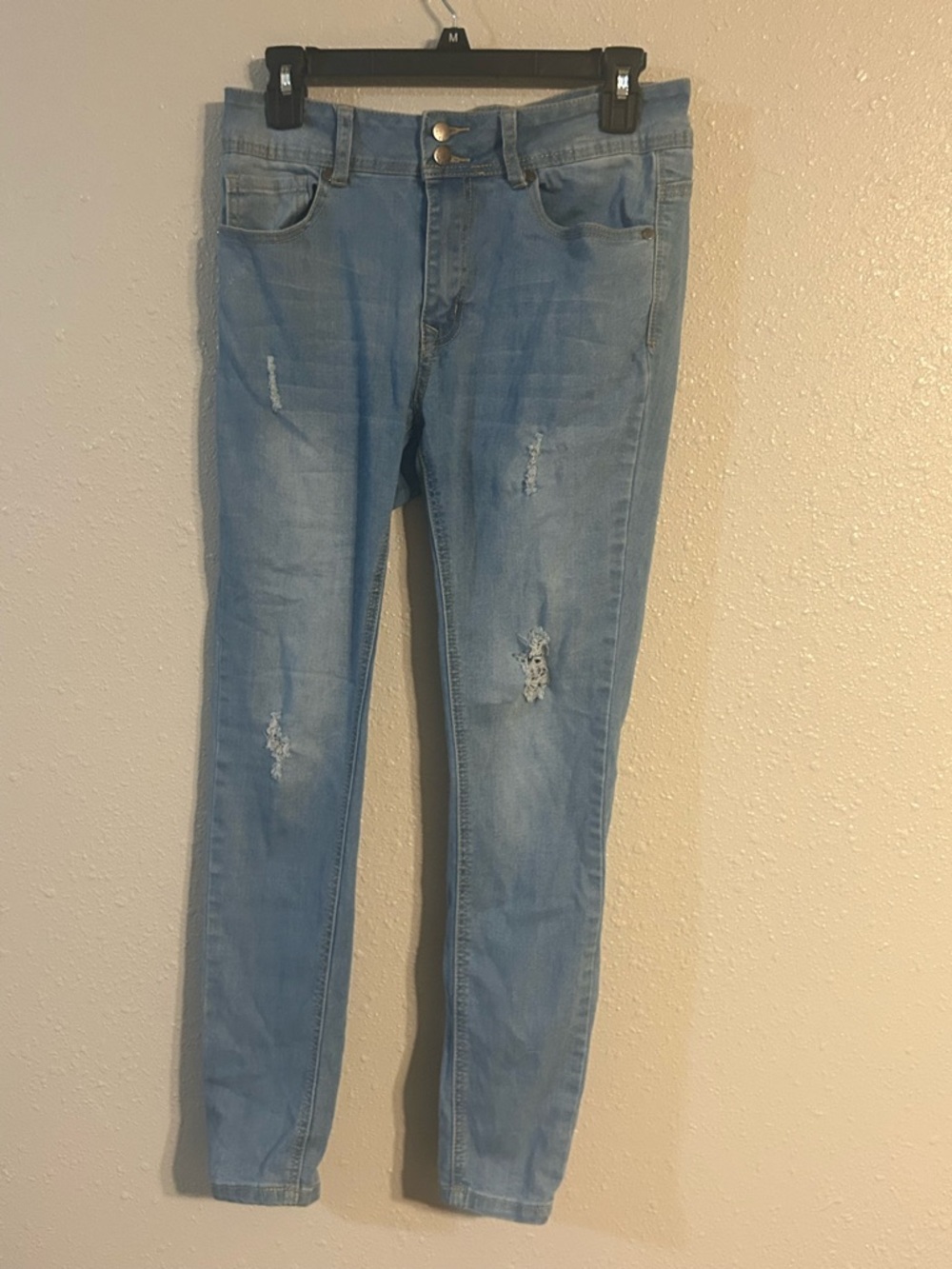 The Style between us Light Blue Distressed Women's Jeans Sz11